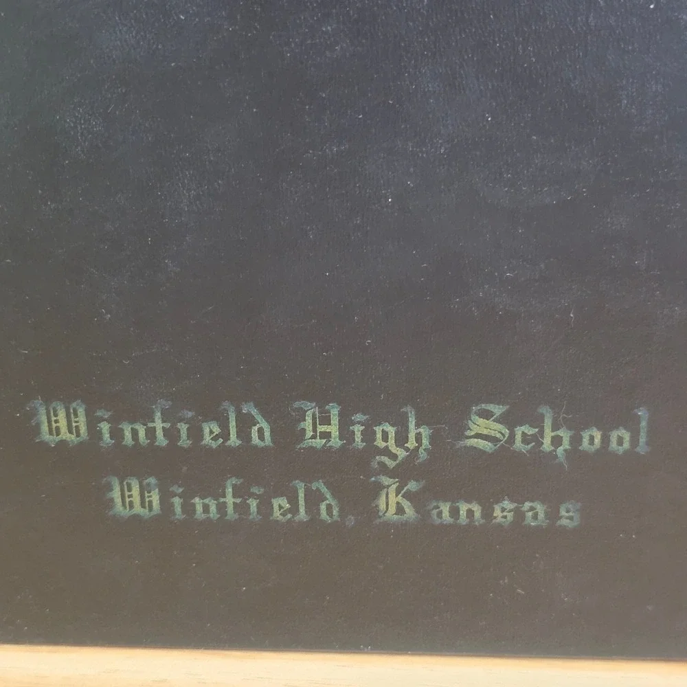 1963 Lagondan Yearbook Winfield High School Kansas Vintage School Memorabilia‎